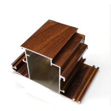 casement windows wood grain aluminum bulding materials